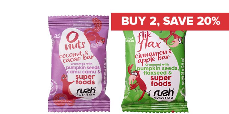 Buy 2 x Flik Flax & O!Nuts Bars 25g & Get 20% Off Cover Image
